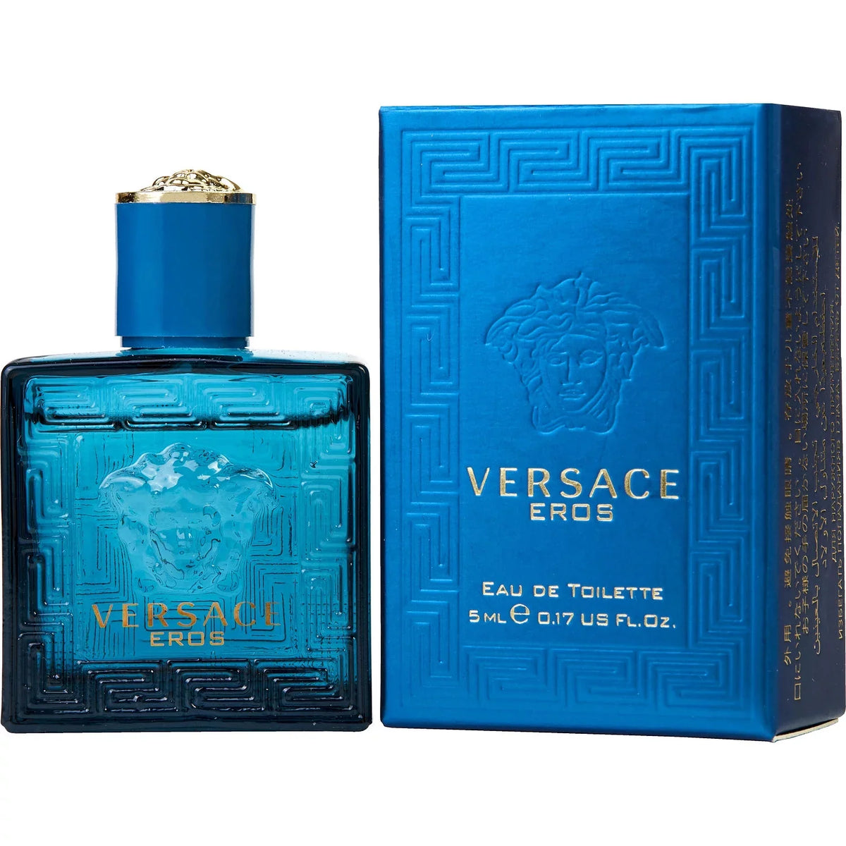 Kit Eros Men Dylan - Versace Eros 3PK 5ml Turquoise Femme EDT, Women EDP,