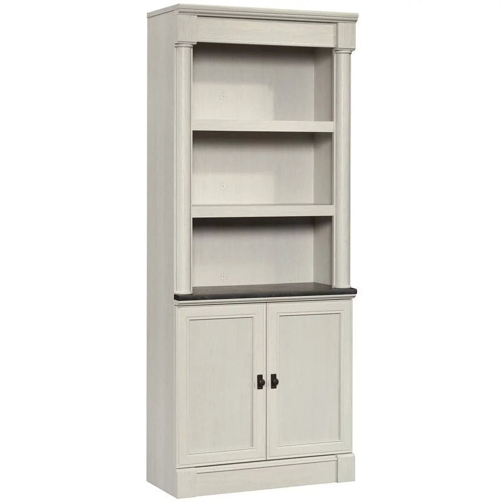 Library Bookcase Bookcase, Glacier Palladia 5-Shelf Finish Oak Sauder