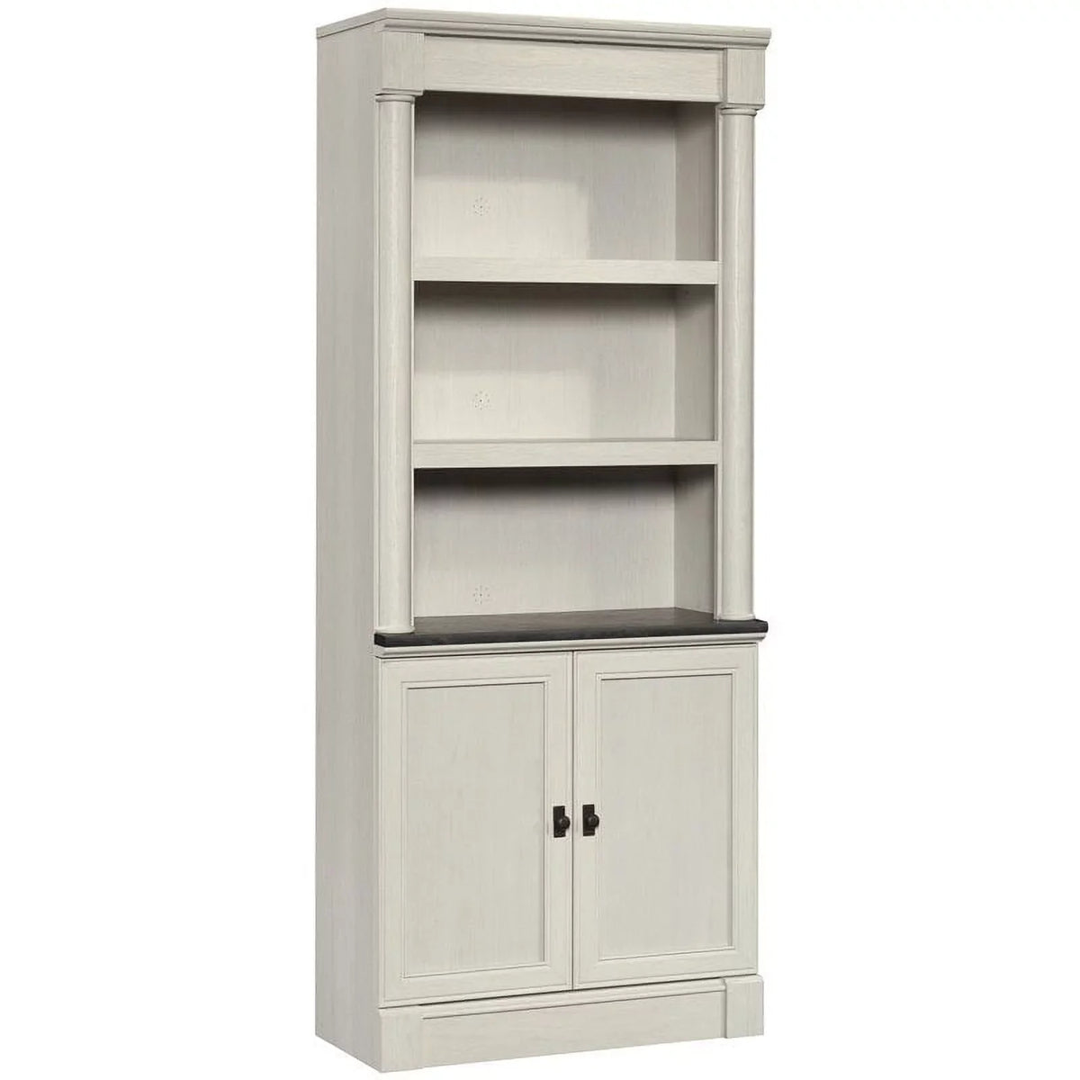 Library Bookcase Bookcase, Glacier Palladia 5-Shelf Finish Oak Sauder