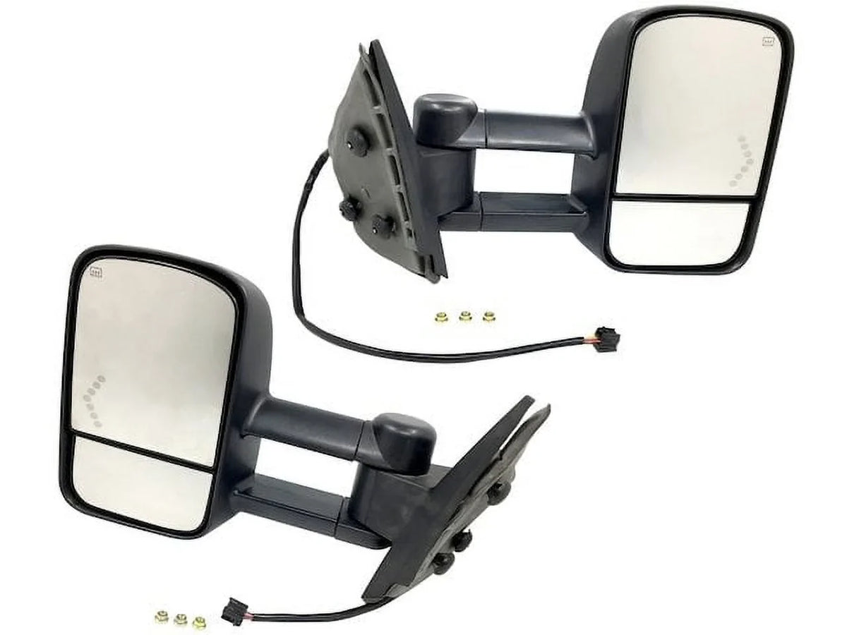 2011 2009 3500 Mirror 2007 Chevy with 2010 2013 Set HD 2008 Compatible - Silverado 2012 2014 -