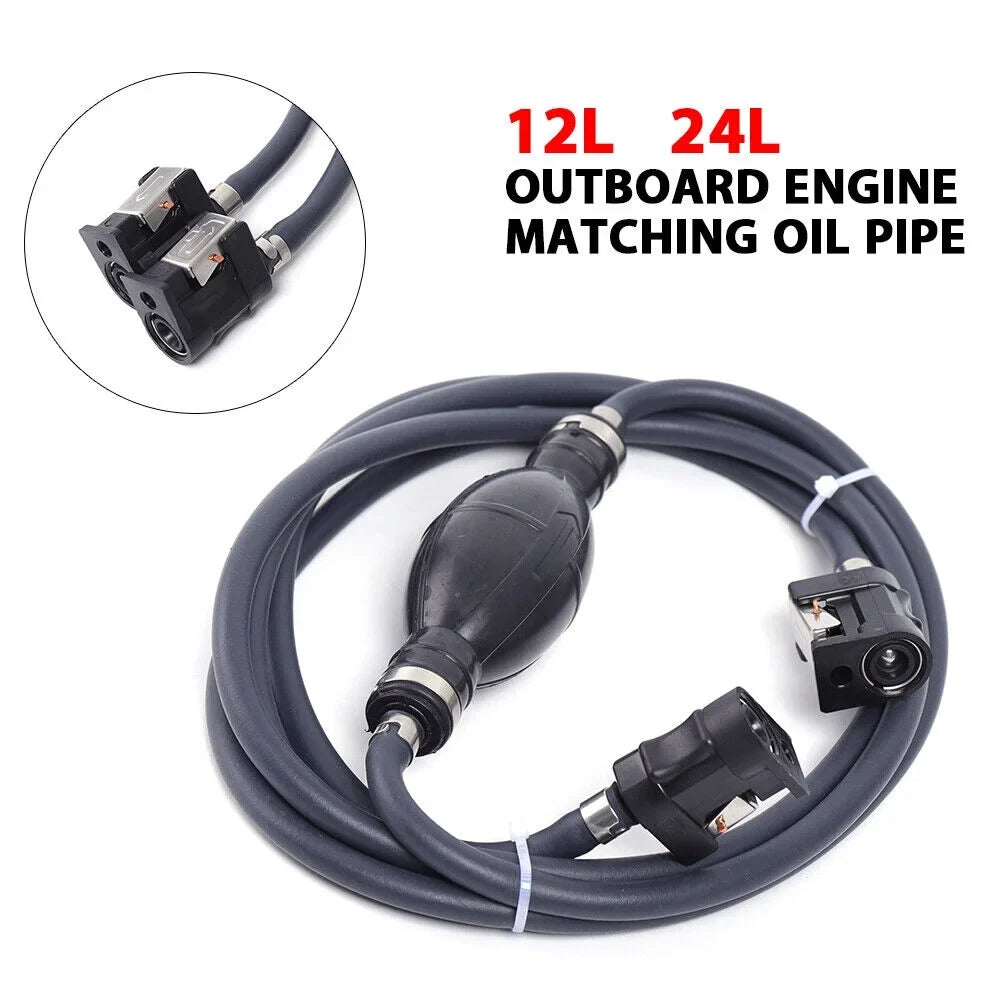 Hose Oil Line Boat Marine Inflatable Tube ZhdnBhnos Kayak Gas Tank Fuel Assembly Boat Connector Motor for Outboard