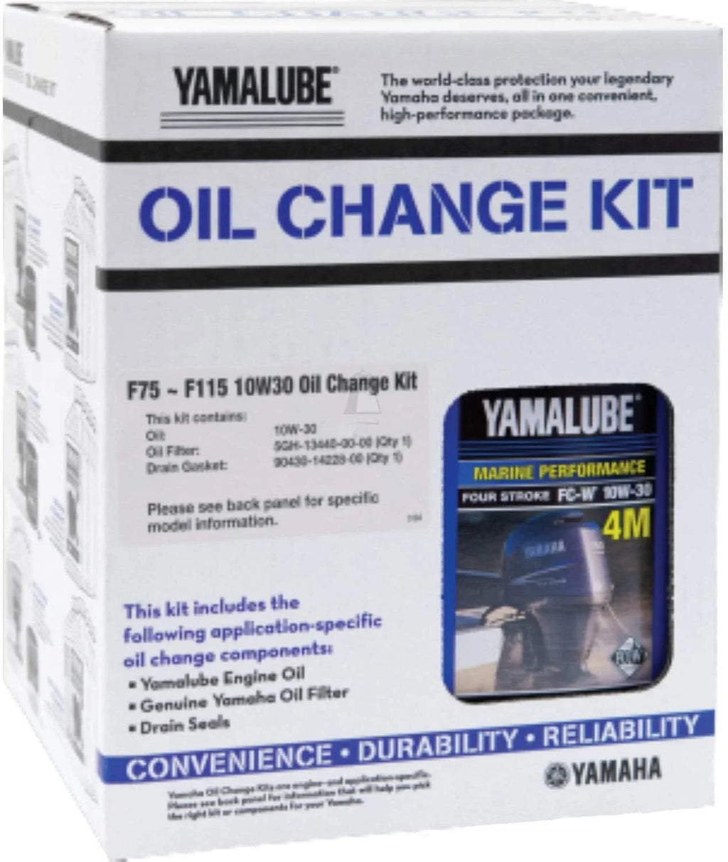 F115 Motor; Change Outboard - Oil 10W-30 F75 Yamaha (Pack Kit, Of LUBMRNMDKT11 LUB-MRNMD-KT-11 4)
