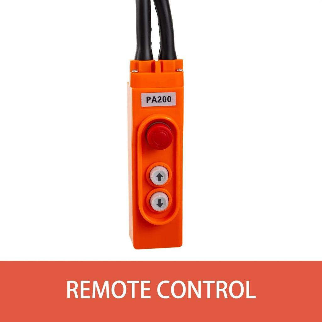 Electric 98ft/30m System Control with Lift Volts Phase Overhead Pulley Winch VEVOR Crane Electric Remote 1 Wire Electric Trolley Hoist 230kg with Length 507lbs Steel Capacity Rope 110