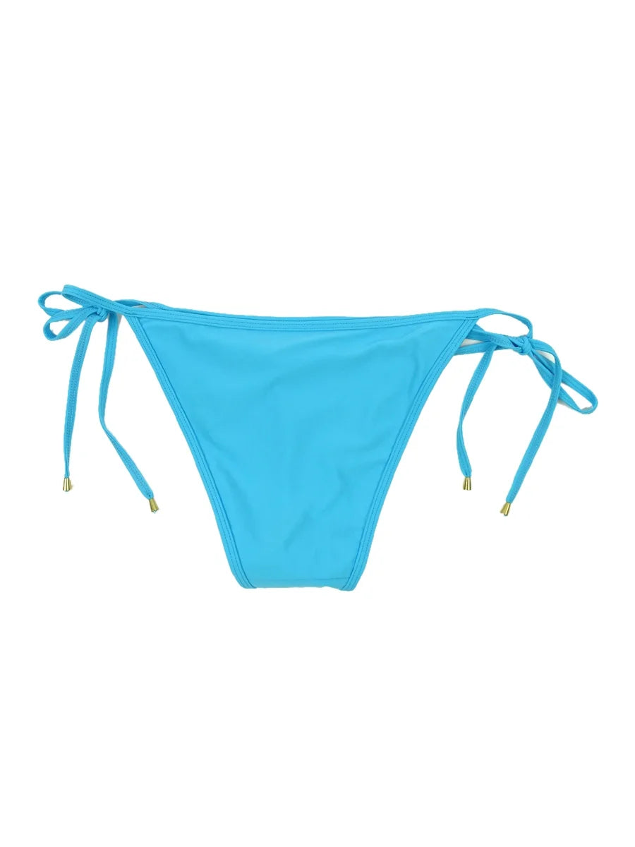 Lesia Tie Bottom Brook Swimsuit(S, Women's Swim Splash Separates Ramy Blue) Side