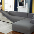 Pets, Washable Living Thick Nvzi Room 3 L Seater:70-84 3 Light Sectional 4 Stretch Covers 1 Couch Gray, Durable Sectional Slipcover Dogs Sofa 2 Furniture Seater, Shape Covers Protector…, inch Couch