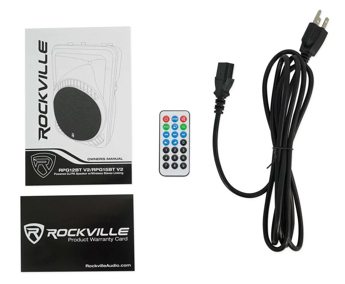 Mic System Sermons, Headset w/ Church 15" Speeches Rockville Sound Speaker For