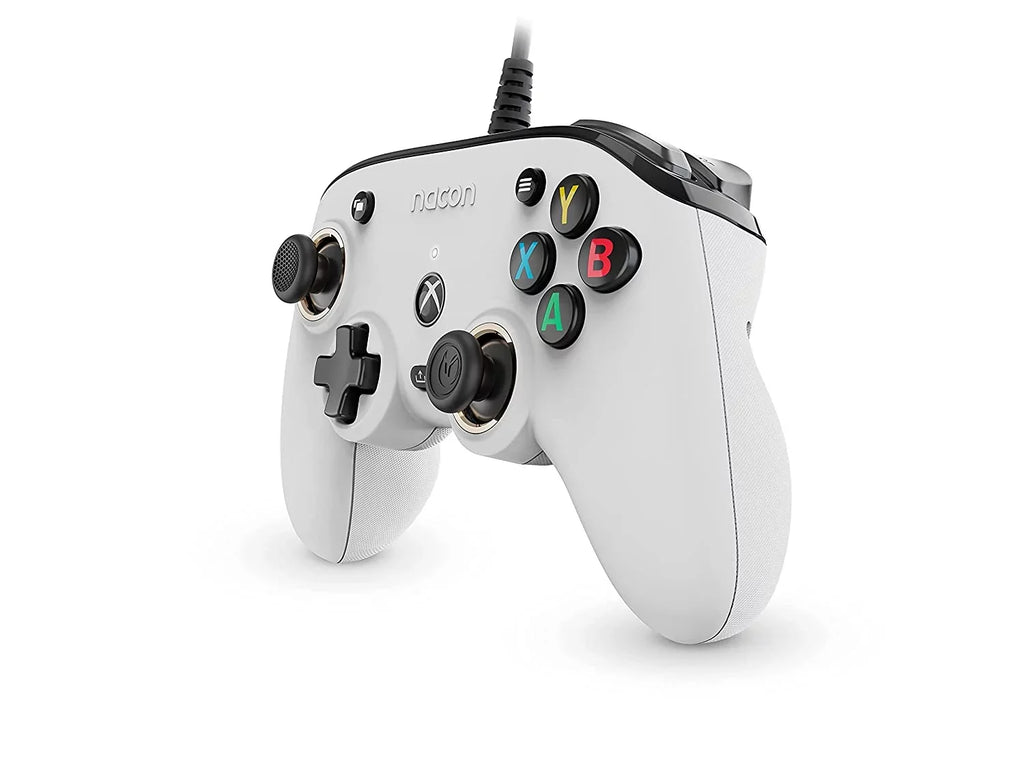 Cable/Battery White Wireless Fortnite PRO Compact Console League Series Controller, Microsoft Rocket S Xbox Keypad Charge and with Controller