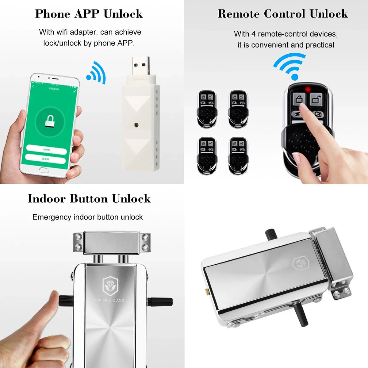 Lock Lock Buzhi Remote Remote Door Wifi Less Lock Lock,Deadbolt Kit Remote Siuke -theft Door Deadbolt Apartment Keyless Lock Simbae Ewelink