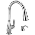 Delta Chrome Pulldown Kitchen Charmaine Faucet Handle One