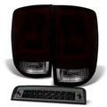 Ram 2009-2018 Red + For Brake 3500 Dodge - Lamp AKKON Smoked LED | 3Rd 1500 Ram 10-18 Smoke Taillights 2500