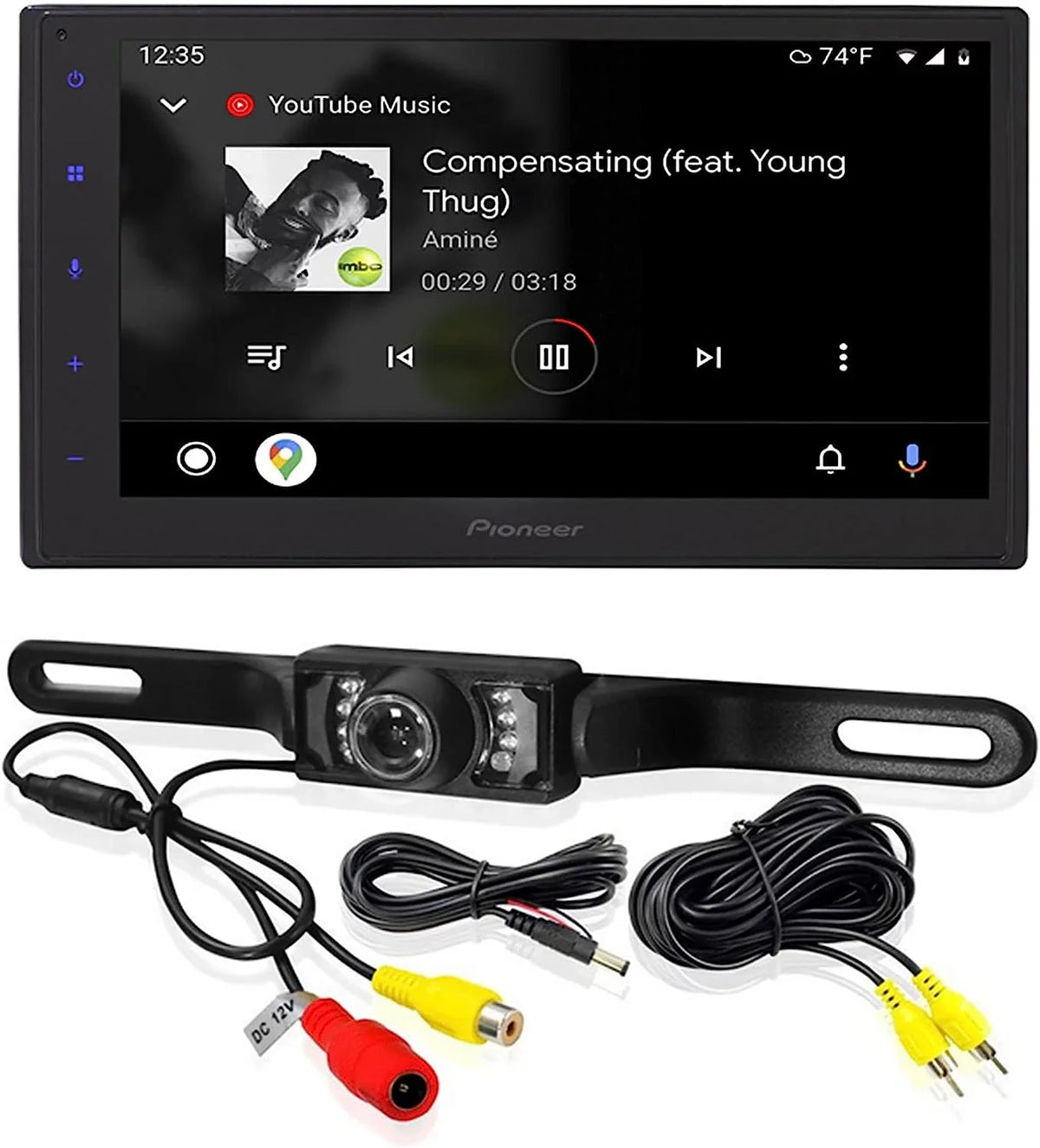 Pioneer DMH-1770NEX + Camera Media Receiver Digital Bluetooth Double Mechless 6.8" DIN