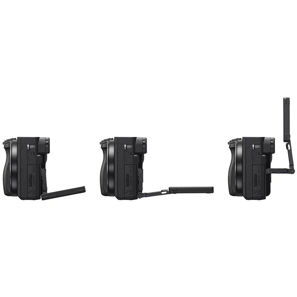 a6400 Editing Deco Camera Lens Battery f/3.5-5.6 Kit Bundle Telephoto Lens OSS Gear Power Sony Filter 2.2X Angle Extra and 0.43x (Black) ILCE-6400L/B with Case 16-50mm 4K + Wide Mirrorless Set &