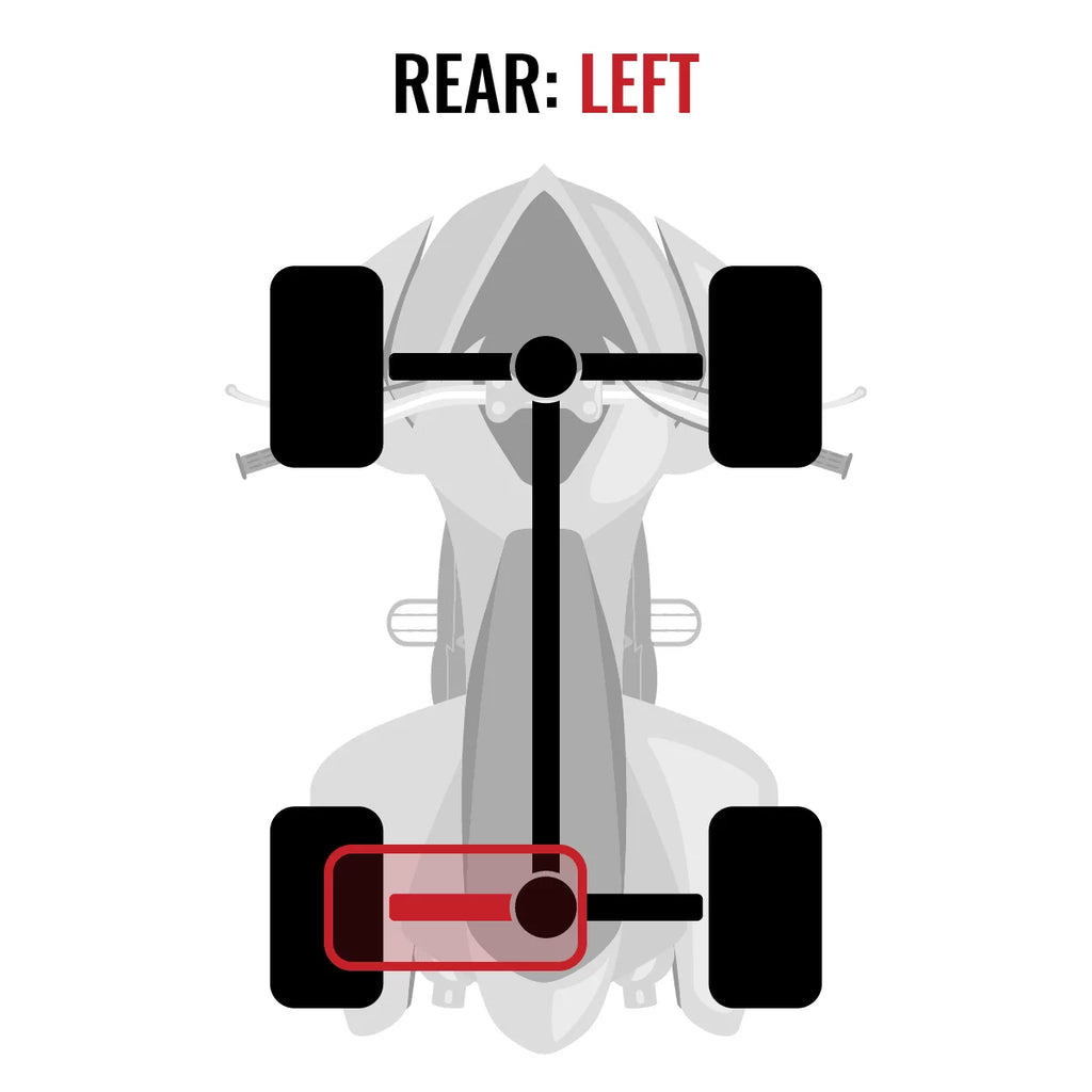 Axle 4X4 2015 MAX Rear compatible Commander Sixity XT Left 1000 with DPS 1000 Can-Am XT -