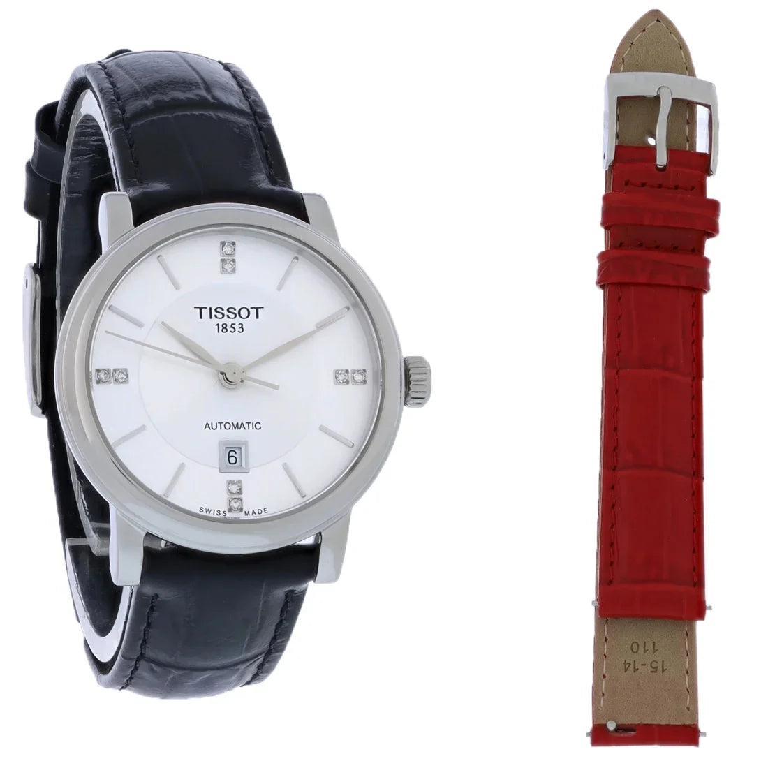 Watch T122.207.16.036.01 Automatic No Tissot Swiss Ladies Box (Unworn) Carson or Papers Diamond