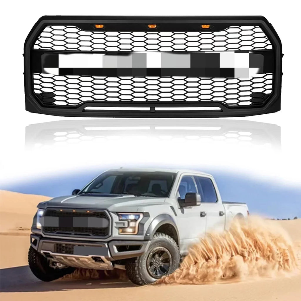 Bumper for Black 2009-2014 Ford Front Style Grille F150 Raptor Grill F-150 Hood