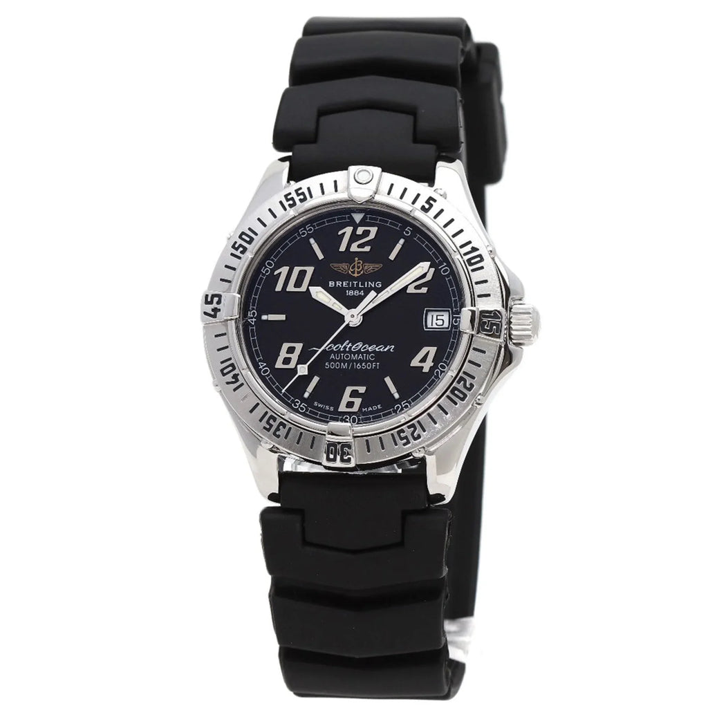 O'Shearn Watch Men's Colt BREITLING Steel/Rubber Pre-Owned A17350 Stainless (Good)
