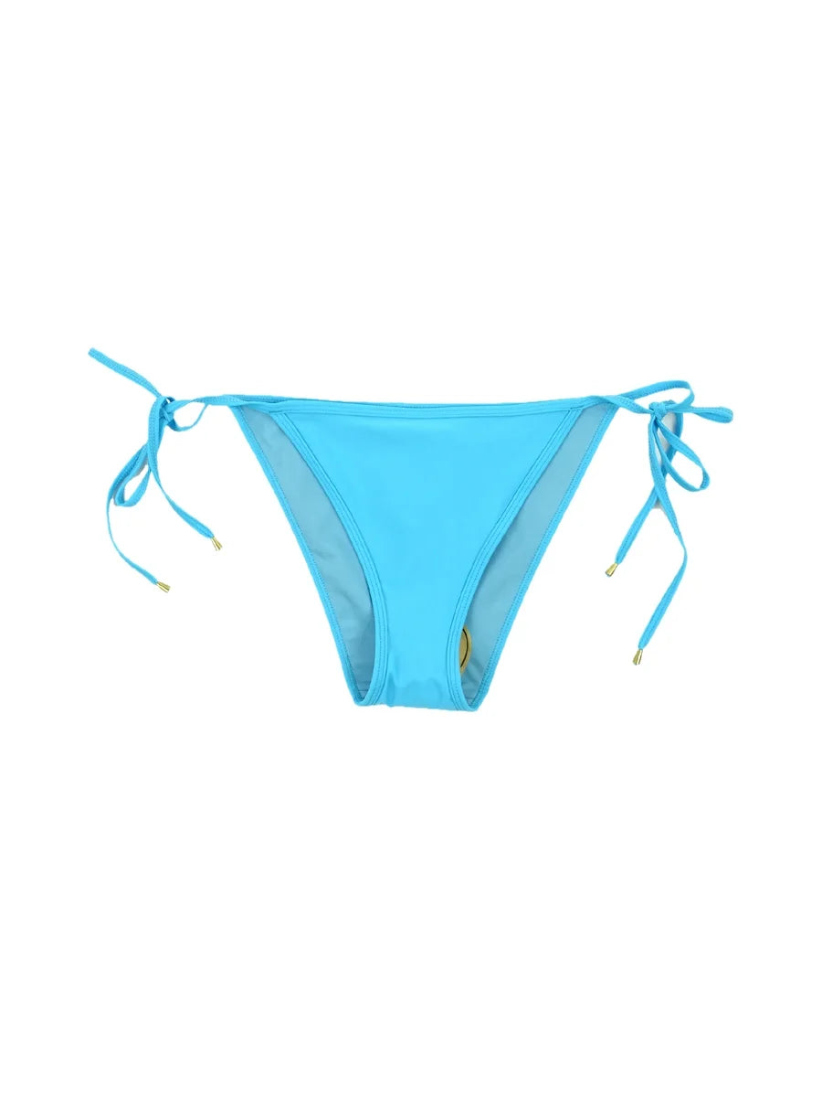 Lesia Tie Bottom Brook Swimsuit(S, Women's Swim Splash Separates Ramy Blue) Side