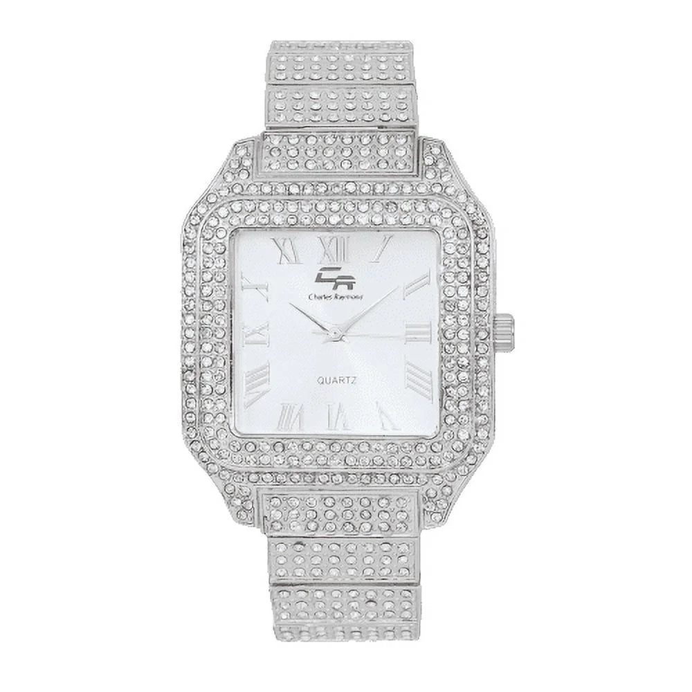 Glamour Crystal blinged-Out Classic-SLV) to Women's Luxury True (L0513LA Beauty Timeless Watch, Testament a Out Diamonds Iced and