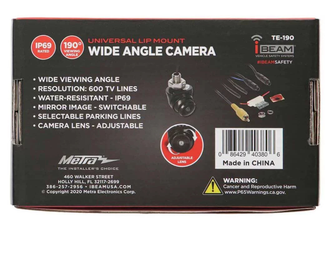 Adjustable Angle Camera TE-190 Wide iBEAM