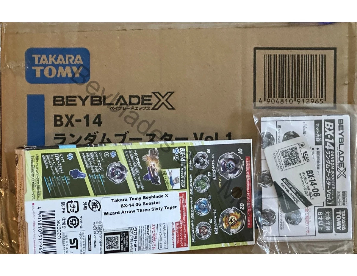 Takara Booster Tomy Taper 06 BX-14 Arrow Three X Sixty Beyblade Wizard