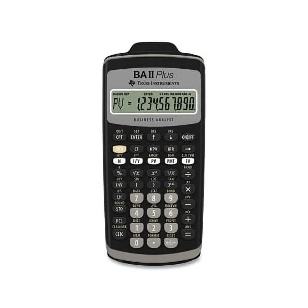 LCD Financial Calculator BAIIPlus 10-Digit