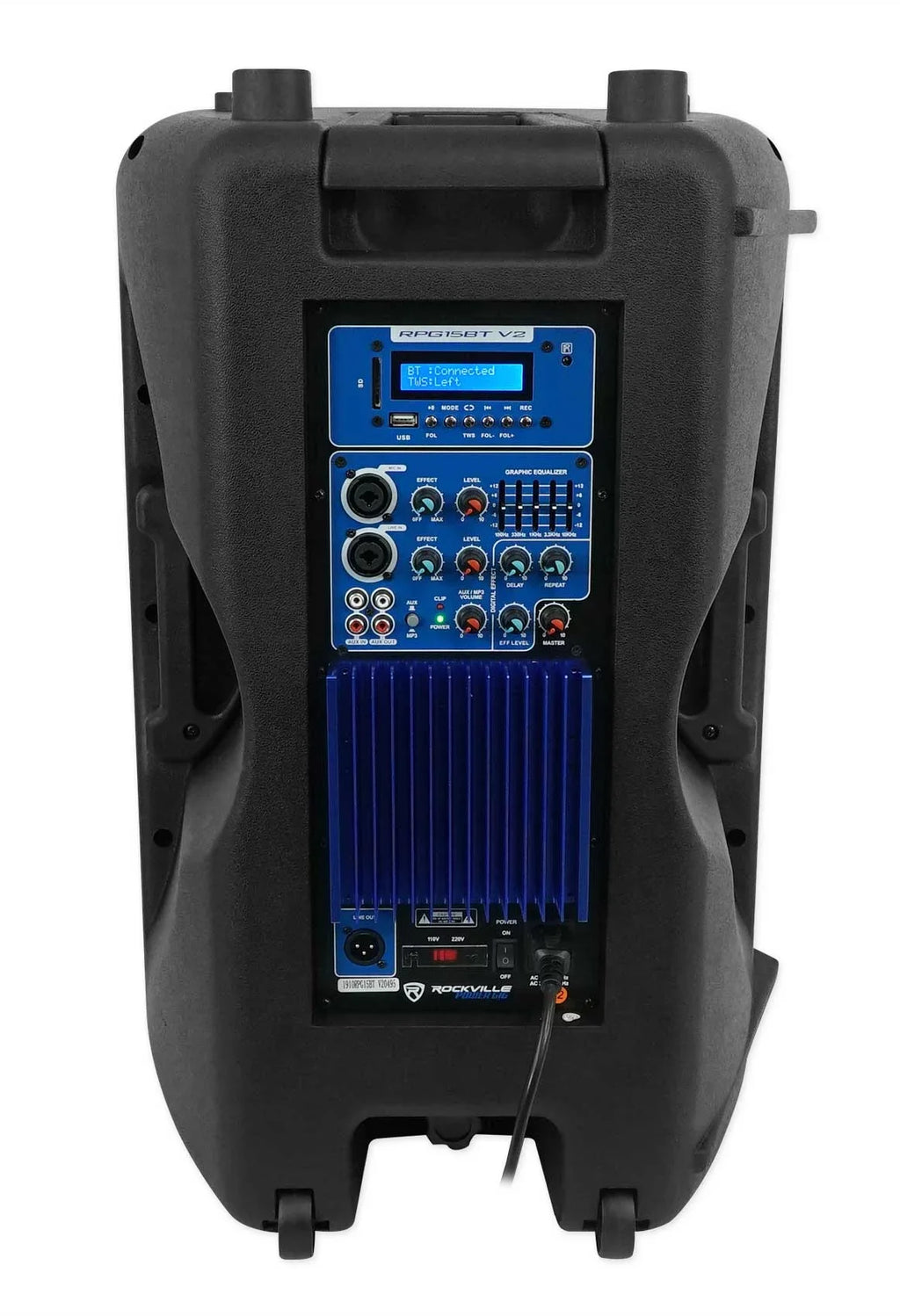 Mic System Sermons, Headset w/ Church 15" Speeches Rockville Sound Speaker For