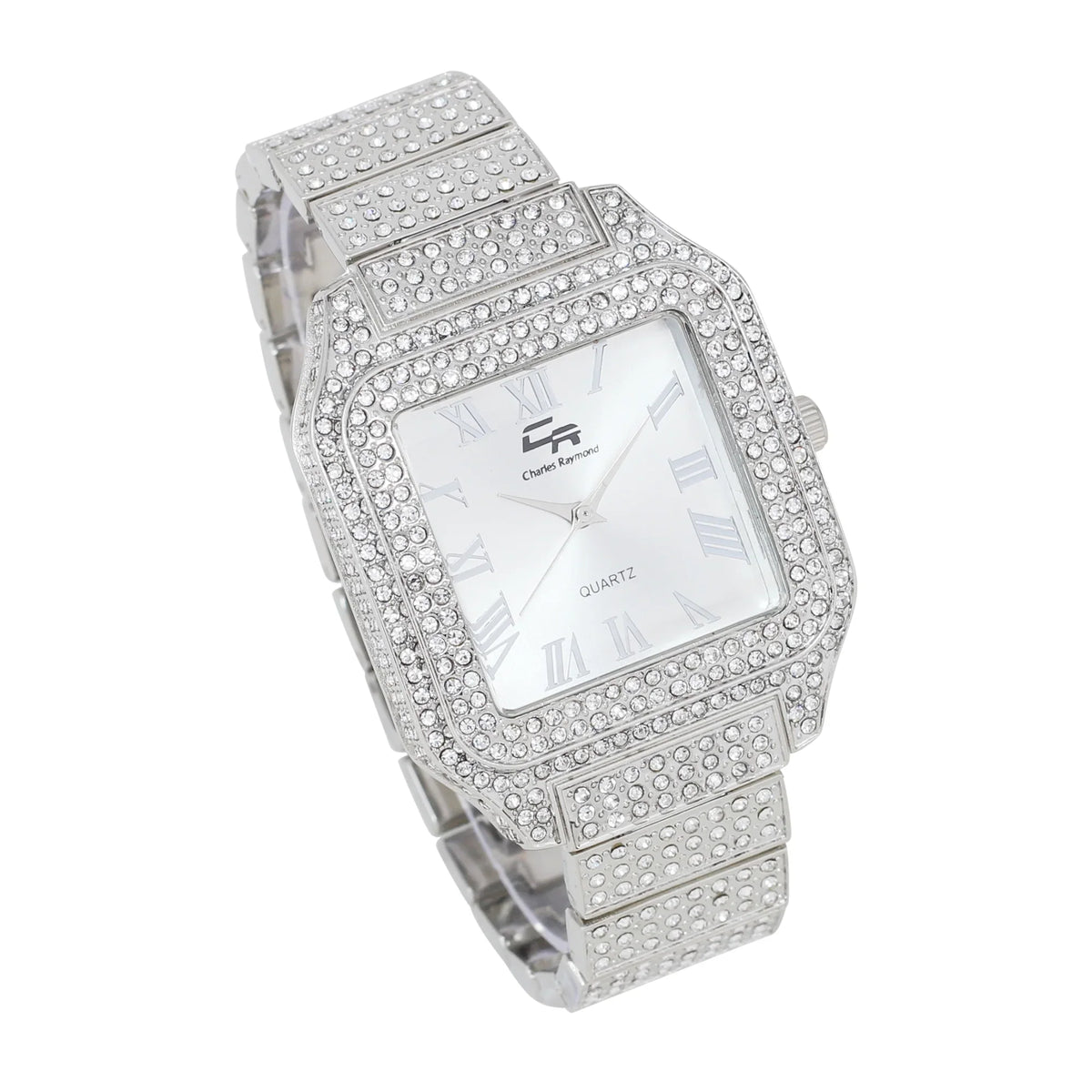 Glamour Crystal blinged-Out Classic-SLV) to Women's Luxury True (L0513LA Beauty Timeless Watch, Testament a Out Diamonds Iced and