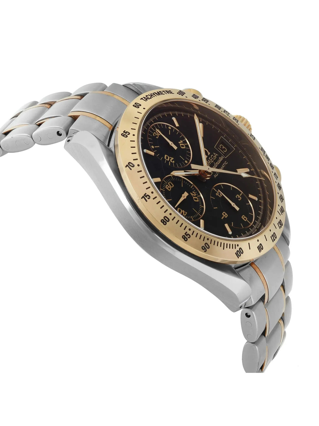 Men Speedmaster 3313.50.00 Omega Automatic 39 Watch Gold Steel (Good) Pre-owned