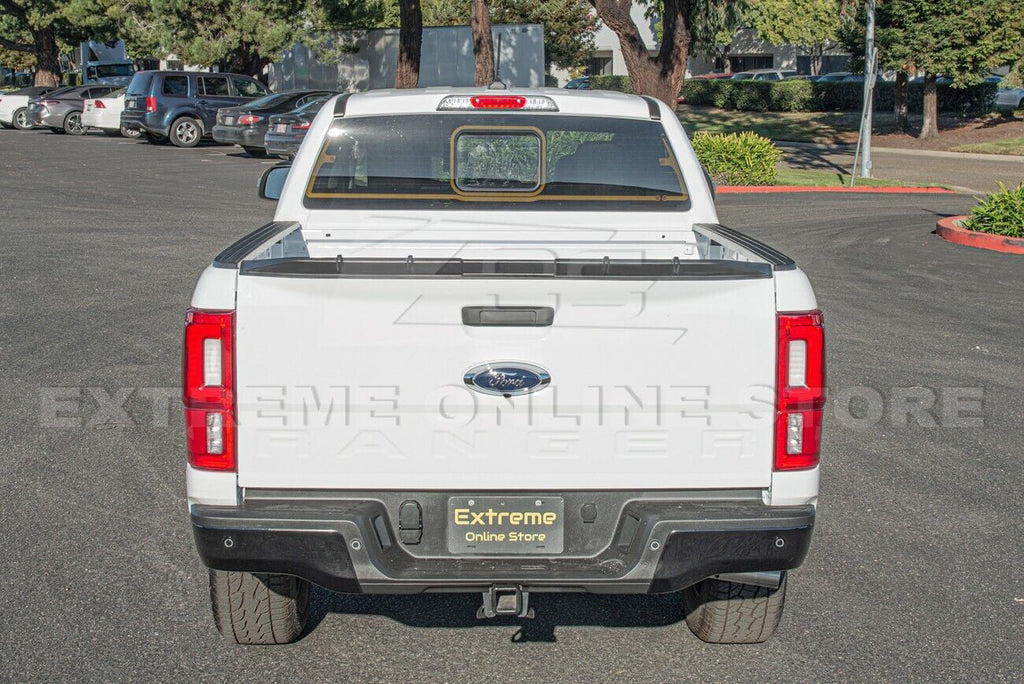| Street Rear ALL For Trunk Ranger MATTE Series Tailgate Spoiler Replacement 2019-Present ABS Models Ford Lid - BLACK Wing Plastic