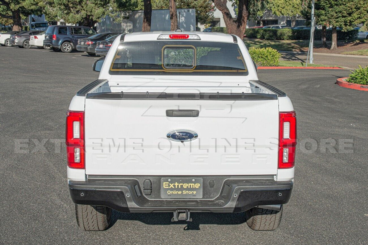 | Street Rear ALL For Trunk Ranger MATTE Series Tailgate Spoiler Replacement 2019-Present ABS Models Ford Lid - BLACK Wing Plastic