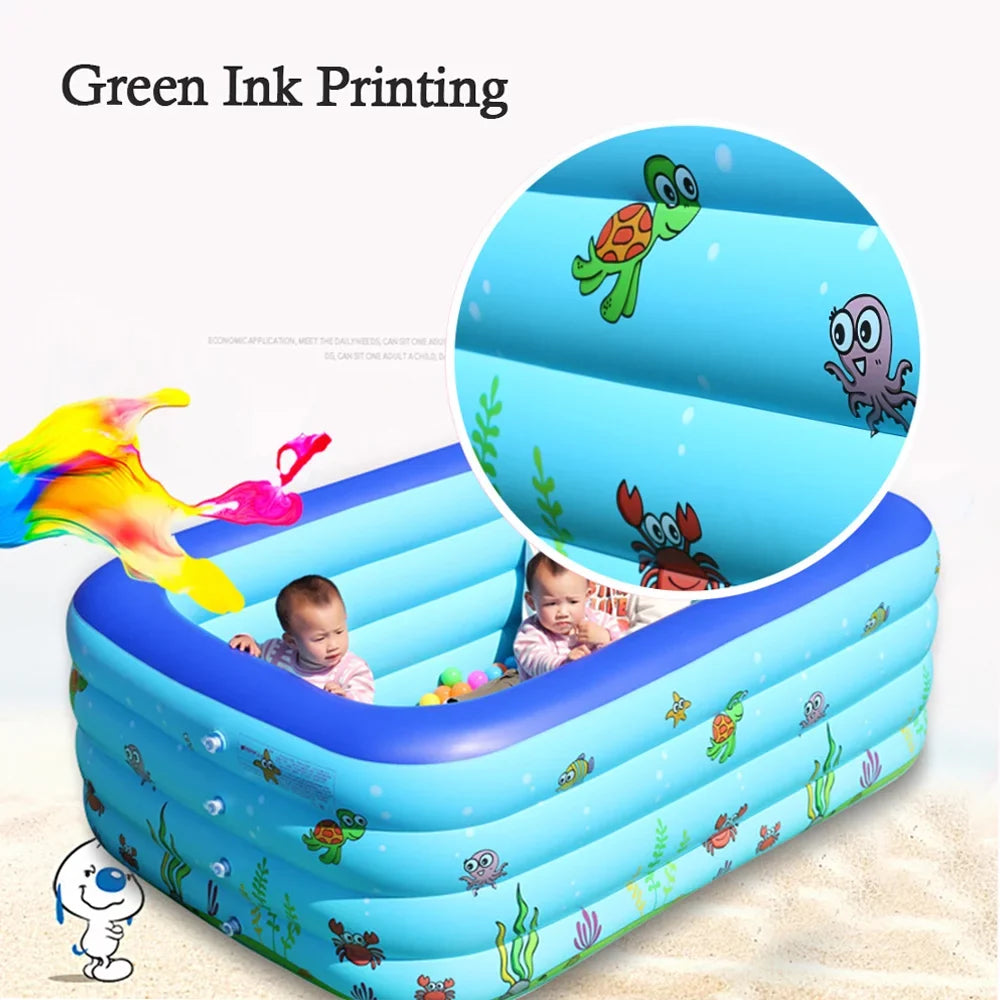 Swimming Bathtub Portable Kid Inflatable Pool Swimming Pool Basin