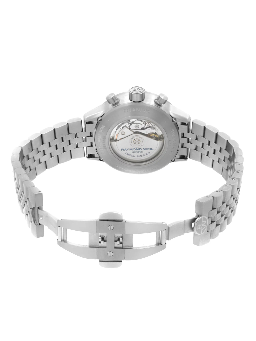 Pre-Owned Freelancer (Good) Raymond Automatic Titanium Weil Dial Gray 7745-TI-05609 Watch Mens