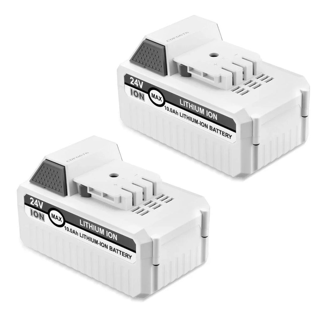 24VBAT-LTE Joe System 24VBAT-LT 24VBAT-LTW Snow All Battery iON+ 24VBAT Sun 24VBAT-LTX Joe Compatible Joe Cordless 24V Li-ion and Snow for Blower for 24V Battery with 24V-X2-SB18 iON+ 2Packs 10000mAh