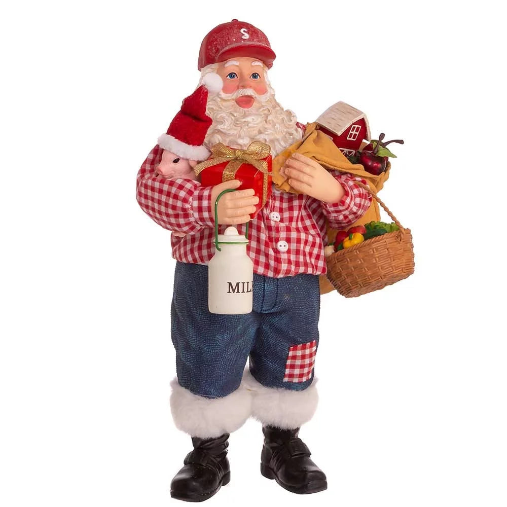 Kurt 10.5-Inch Farmer Fabriché Adler Santa