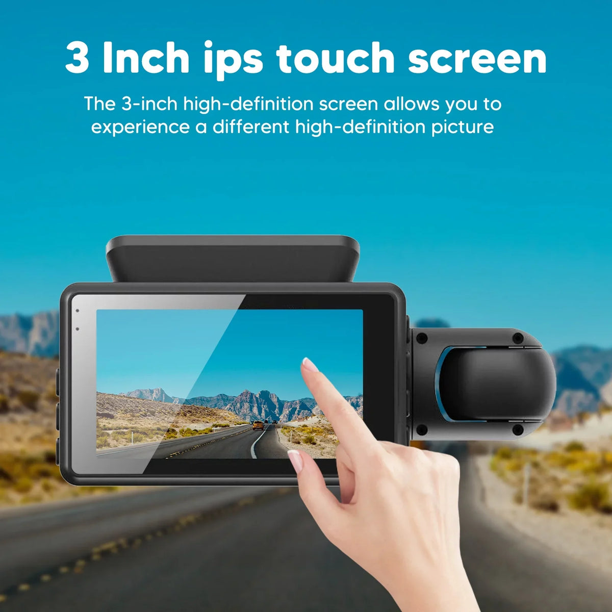 Lens, Inside and G-Sensor Front Dual Vision Angel Driving Card, W/32GB HD Car Car Cam Parking DVR Dash Recorder Dash Loop TF Camera for Cam Recording Car, 1080P Night Wide Dual