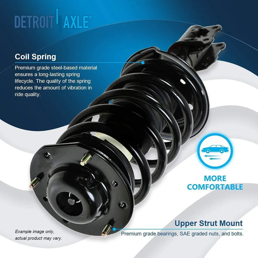 2007-2009 Assembly Complete for Pontiac Replacement Detroit 2006 2011 Aura, Struts - 2010 2pc Chevy Springs 2005-2010 Axle Struts G6, Malibu, Front Front Saturn 2008 w/Coil 2004-2012
