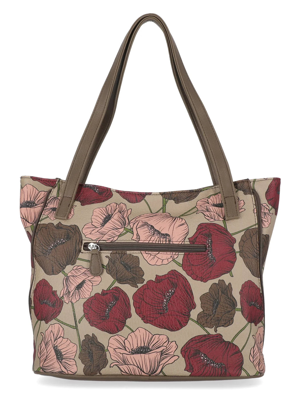 Vegan Koltov West Tote, East Bay Marbella Leather / Emily Leaf
