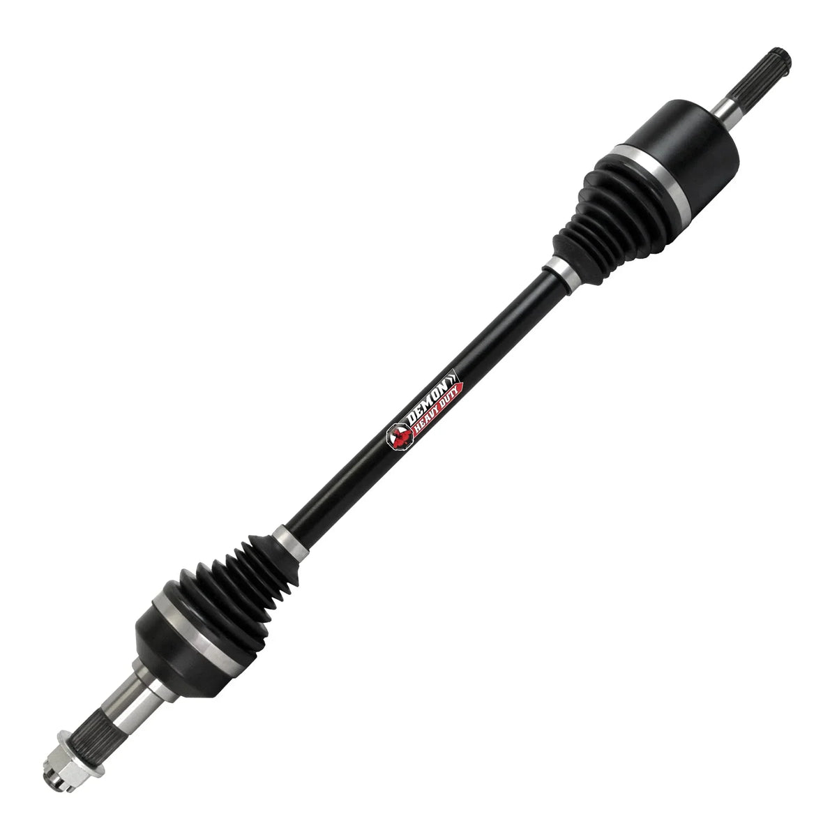 Powersports Can Angles Wider & Gives Demon Defender Treated Strength, Heavy Axle in of Dual High Left Duty Chromoly Grease Steel, (2016-23) Molybdenum HD5/HD8/HD10/Max, Made Am 4340 Front Heat