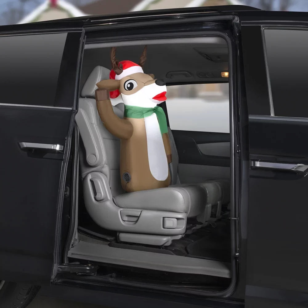 Airblown Inflatables Reindeer Buddy. Car