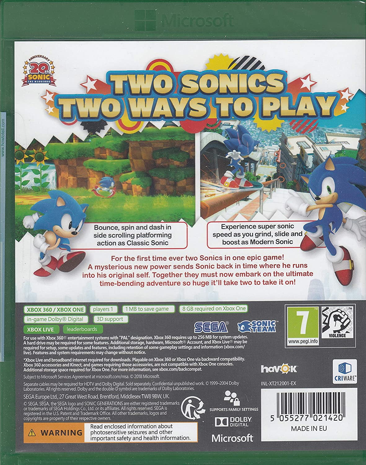 [Xbox One] Generations Sonic