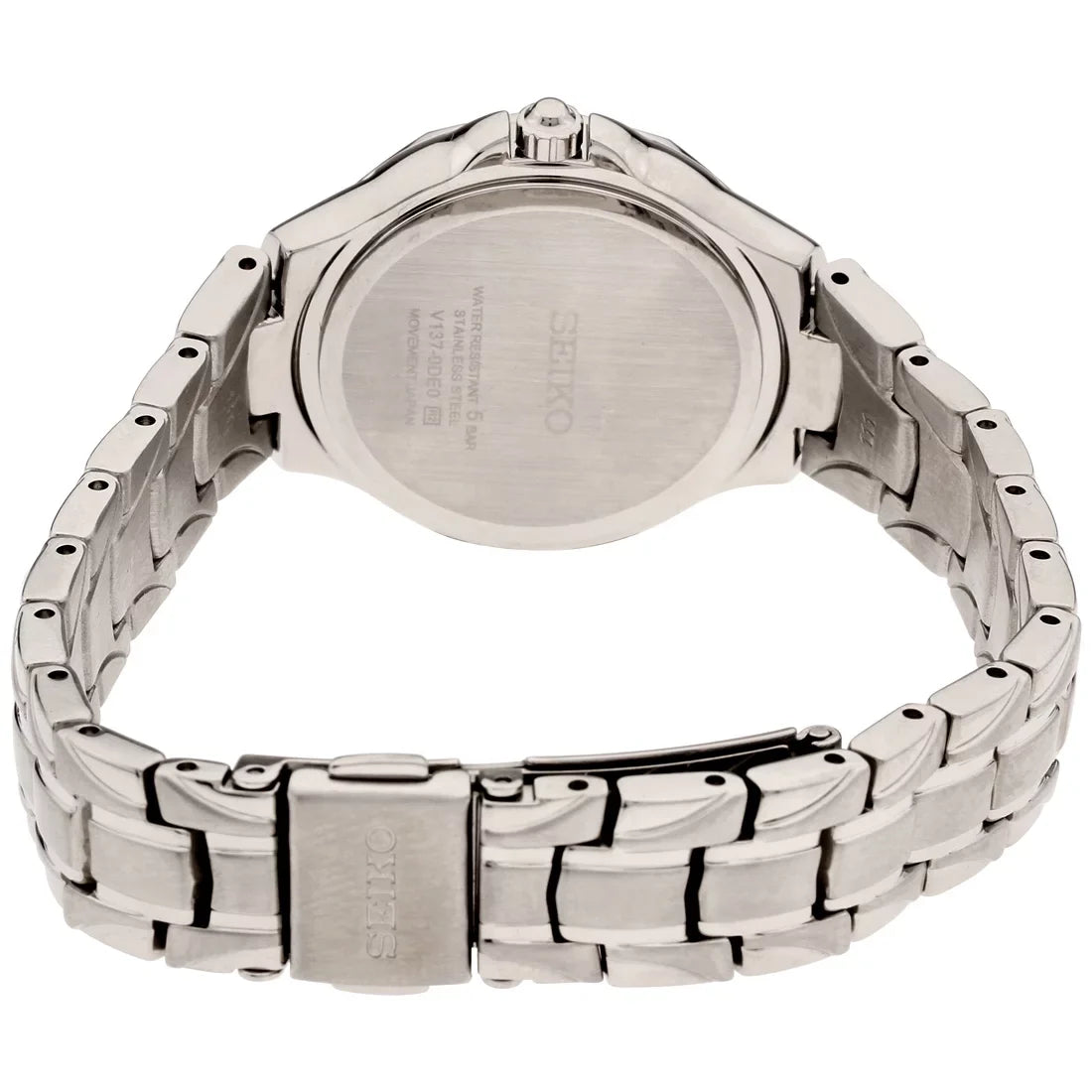 SUP385) Quartz Women's Seiko (Model: Color:Silver-Toned Steel Watch, Stainless Dress LADIES'