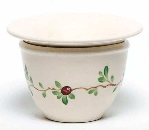 Cranberry Self 2pc Pot Painted Watering, Violet Hand - African Ceramic