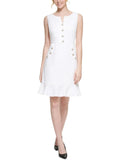 Paris Knee Lagerfeld Flounce Womens Mini Dress Above Karl