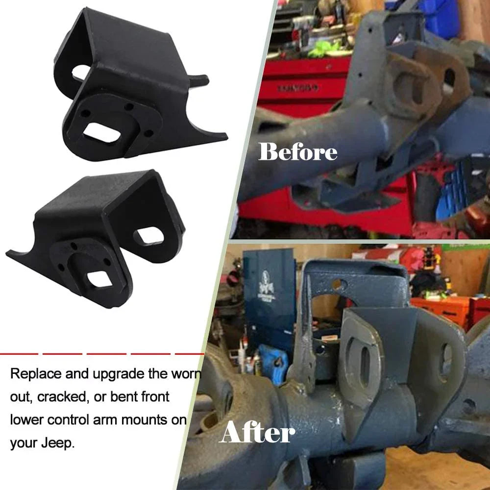TJ XJ 84-06 MJ for Jeep Arm Mount NIXFACE Bracket Control Lower Brackets ZJ Axle Front Side