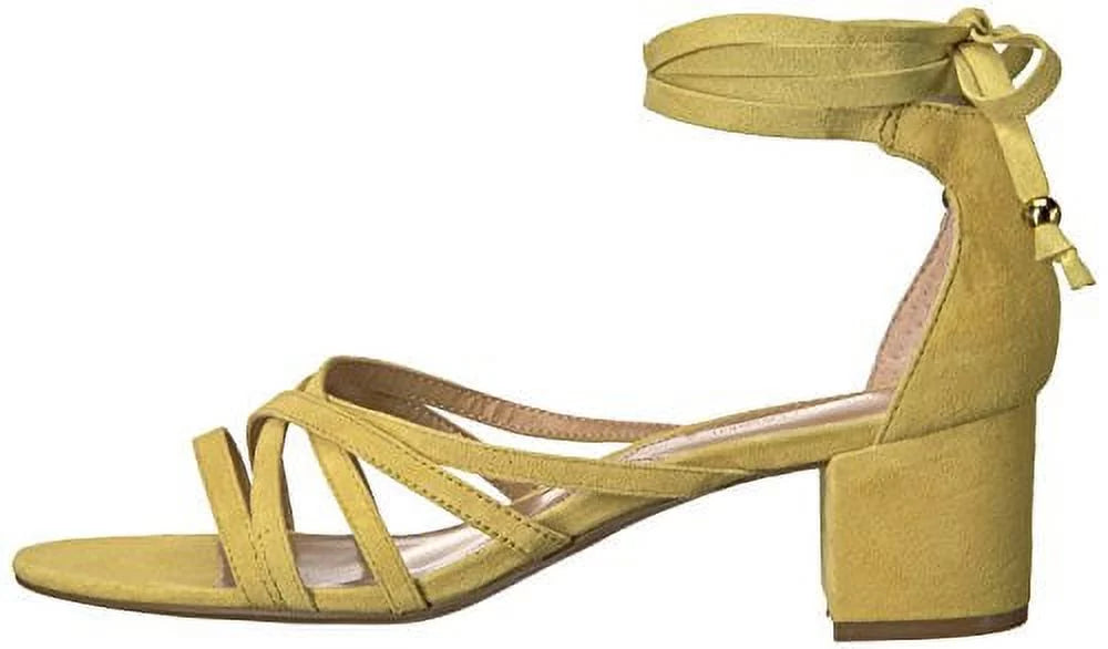 Alesia Women's Sandal, Heeled US VITTADINI M Yellow, 7.5 ADRIENNE Footwear