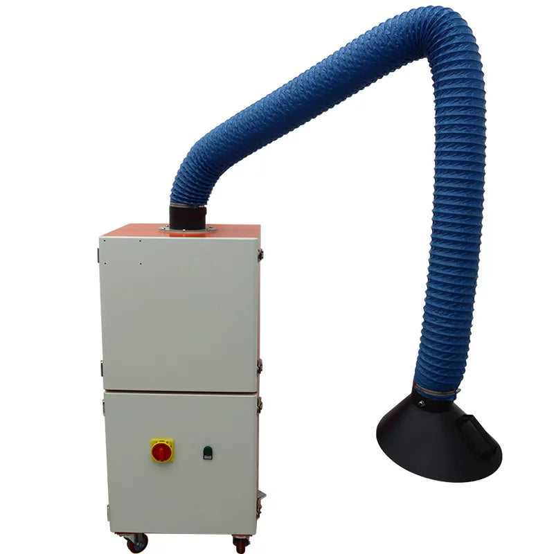 Single Smoke EQCOTWEA Purifier Extractor Arm Fume 220V Welding Welding Mobile