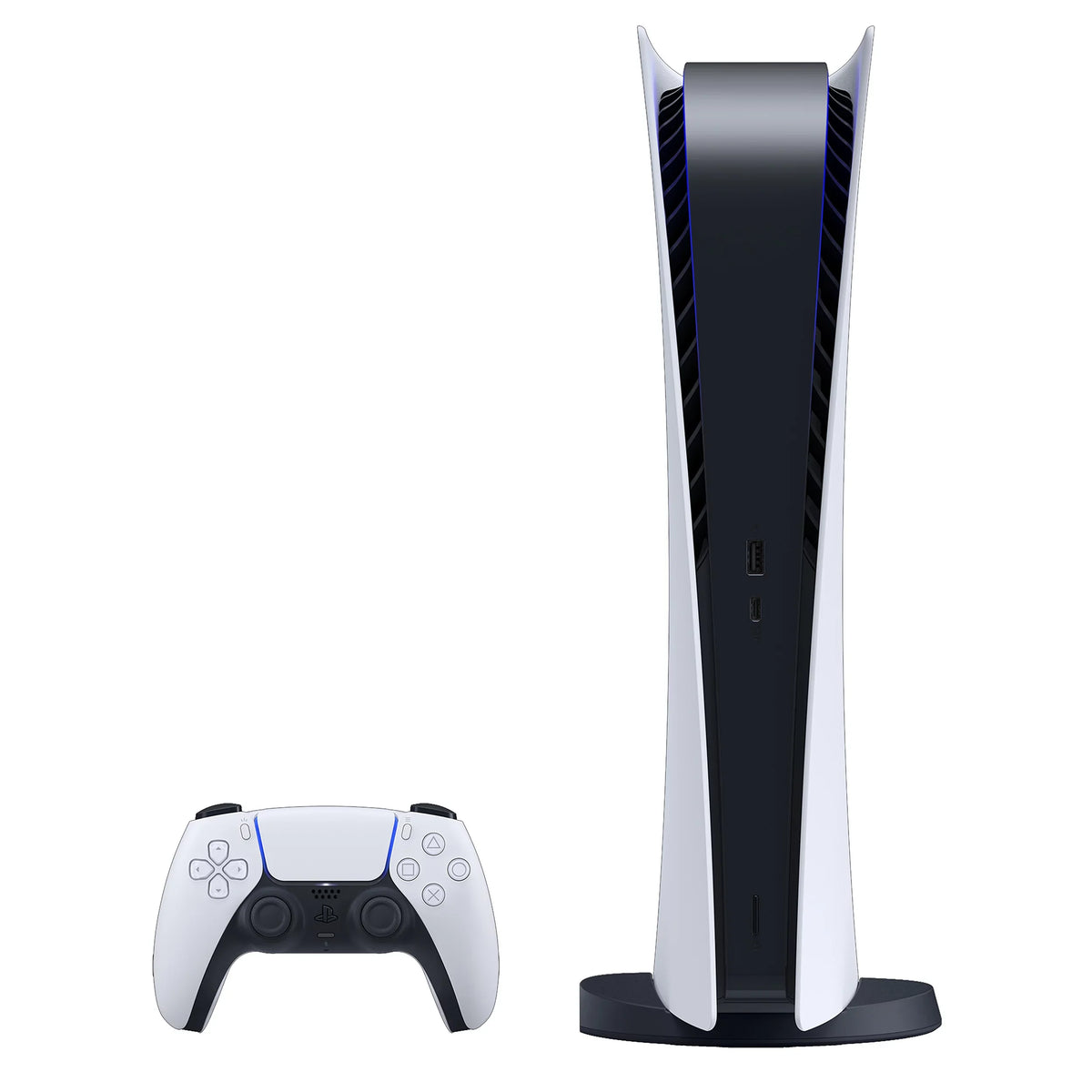PlayStation Console Kit Digital with Accessories Sony Console) 5 (PS5 Digital