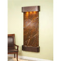 Inspiration Brown-Marble Copper Fountain Wall Falls Round Vein