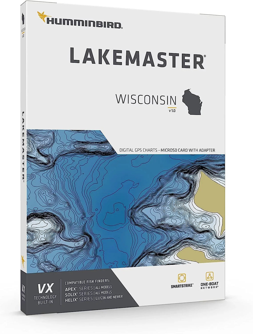 LakeMaster [601010-1] Humminbird Wisconsin VX -