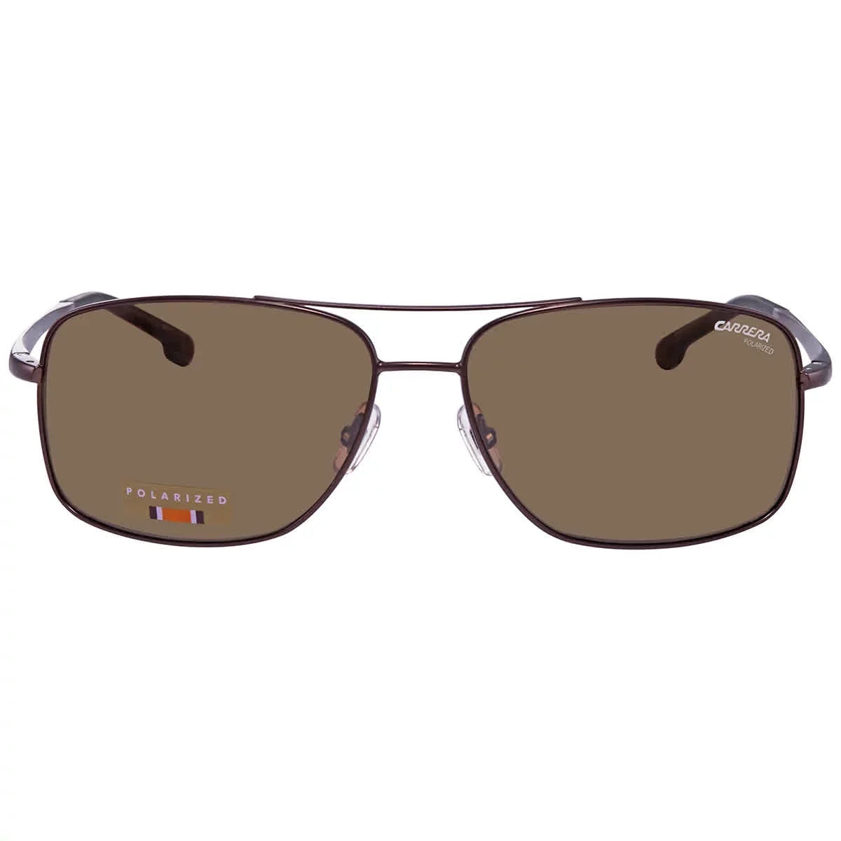 Carrera Bronze Men's 8040/S 009Q/SP Rectangular CARRERA Sunglasses Polarized 60